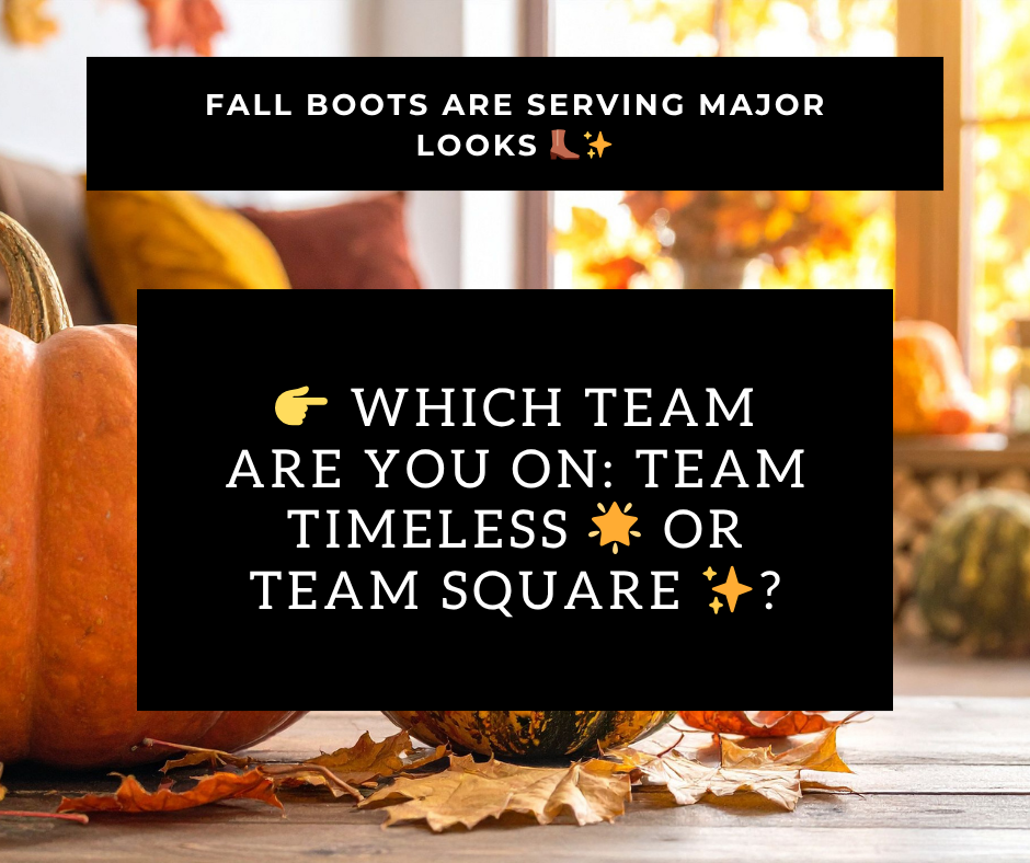 Fall Boots Serving Major&nbsp;Looks